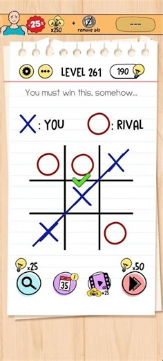 Brain Test Level 261 Solution & Walkthrough | Tricky Puzzles (Android & iOS Shorts)