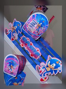 Boîte aux lettres Sonic Valentine PNG | Conception recto, verso et habillage (fichiers numériques) - Etsy France