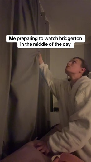 Watching Bridgerton with Open Curtains