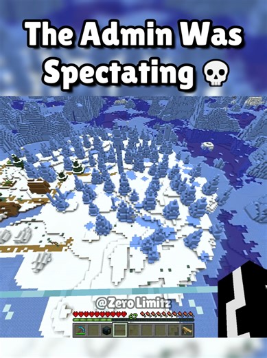 The Admin Was Spectating 💀🥀 #minecraft #minecrafter #fyp #minecraftjava #minecraftmemes