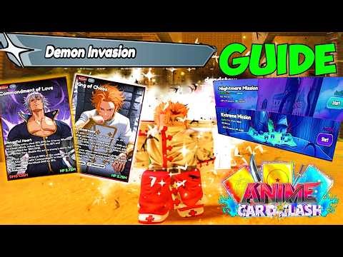 (Teams) Ultimate Breakdown For New Demon Invasion Mode In Anime Card Clash!