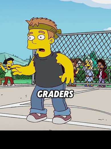 BART defeated the 5th graders with Dodgeball🏐 #cartoon #simpsons #foryou #bartsimpson #fyp