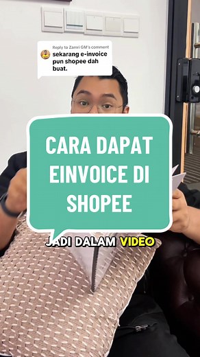 Cara Request E-Invoice di Shopee untuk Bisnes Kecil