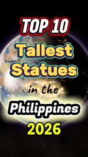 Top 10 Tallest Statues in the Philippines 2026 🗿 #top10 #talleststatue #statues #philippines #shorts