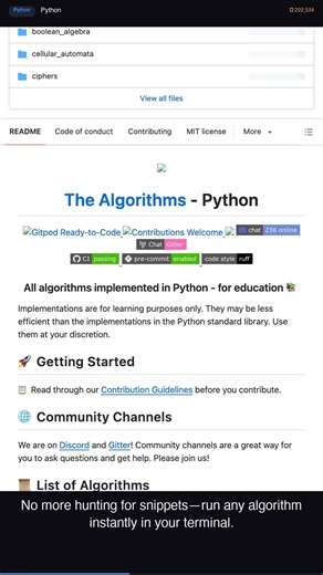 Python: All Algorithms implemented in Python