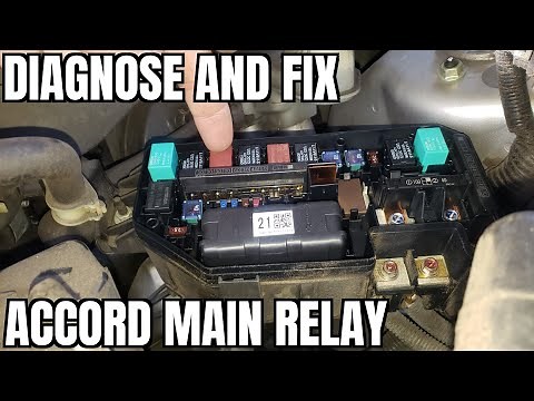 2008 2012 Honda Accord Main Relay Replacement Location How to No Start 2009 2010 2011