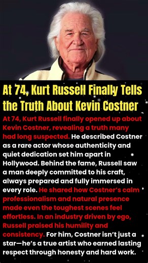 At 74, Kurt Russell Finally Tells the Truth About Kevin Costner #shorts
