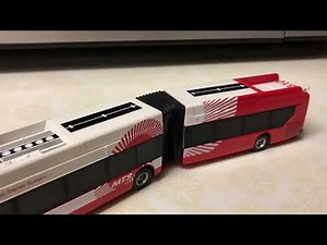 1/87 Newflyer Xcelsior San Diego Transit Articulated Bus By Iconic Replicas