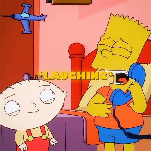 Stewie & Bart are a goated duo 😭✌️