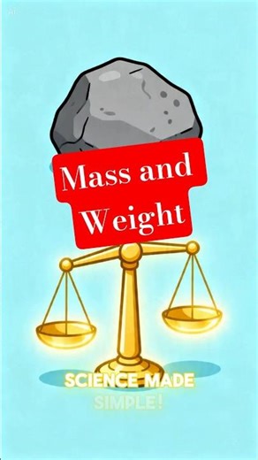 what is the difference between mass and weight ?‪@mathT_21‬​