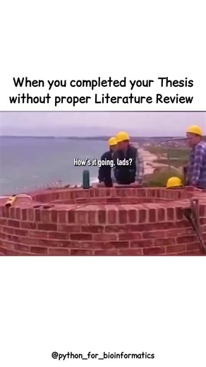When you dig a well when you were actually supposed to build a lighthouse 😅 #phd #phdlife #bioinformatics #biotechnology #phdstudent | Python for Bioinformatics