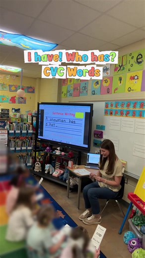 The kids LOVE this game! It’s a fun way to practice reading skills! #teachertok #scienceofreading #phonics