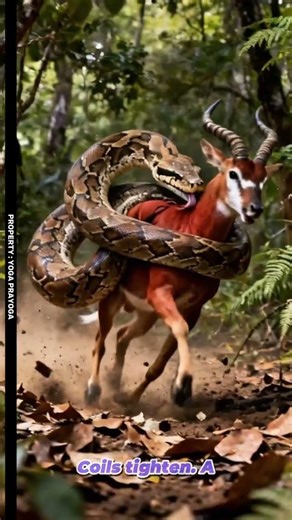 Bushbuck vs African Rock Python | Coil and Kick Chaos | Survival Struggle
