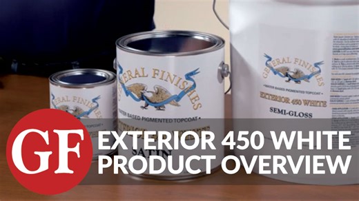General Finishes NEW Exterior 450 White is a water-based...