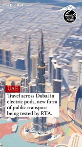 Late to work, need to get to the Dubai Metro really fast? Hop into a pod. The future is here. You could soon be travelling in autonomous electric pods, shaped like bubbles, across Dubai, adding yet another layer to its mass transport system. The Roads and Transport Authority (RTA) is showcasing a prototype of the Floc Duo Rail pods at the ongoing Gitex Global 2024. The pod system is a 21st century solution for efficient, affordable and sustainable mass transit systems. They are smart - designed 