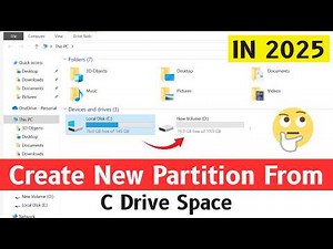 How to Create Partition in Windows 10 & Windows 11 | Step by Step Guide (Without Losing Data)