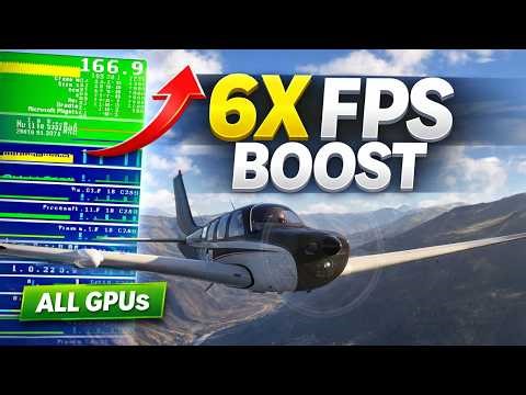 Double or EVEN 6X Your FPS in MSFS 2024 (Works on ANY GPU!) - NON-VR