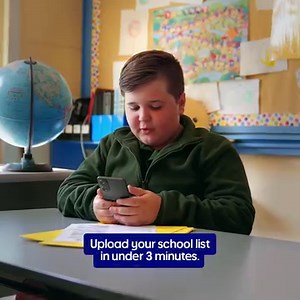 With Officeworks School List Service, simply upload your child’s school list in under 3 minutes, and we do the rest. | Officeworks