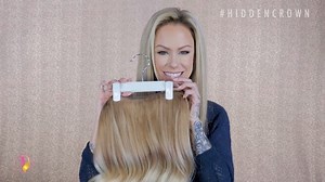 Introducing Hidden Crown Balayage! Available in our Layered Line! Shop Now! ✨👑 | Hidden Crown Hair Extensions