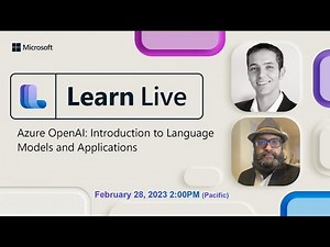 Learn Live - Azure OpenAI: Introduction to Language Models and Applications