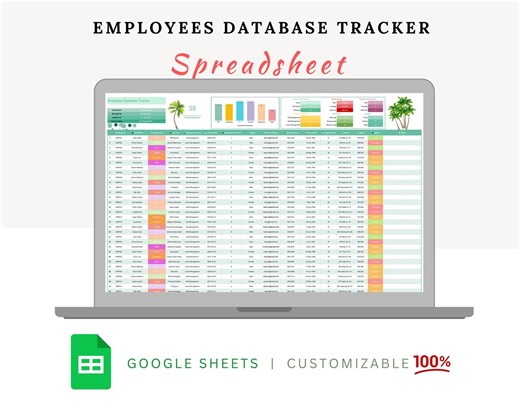 Employee Database Tracker | Employee Information | Staff Database | Employee Management | HR Template | Employee Directory | New Hire - Etsy Australia