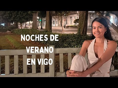 A summer night in Vigo, one of the most beautiful cities in Galicia...