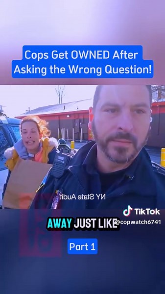Cops Get OWNED After Asking the Wrong Question! #cop #cops #police #viral #fyp
