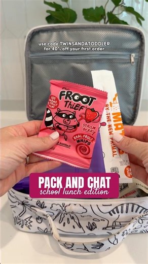 pack and chat: school lunch edition • Hungryroot ad & discount code