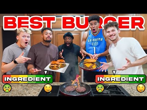Who Cooks The BEST BURGER in 2HYPE?! (2v2 Cook Off)