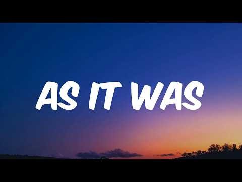 Harry Styles - As It Was (Lyrics)