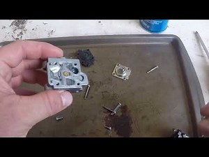 How to Disassemble, Clean, and Reassemble a 4-Cycle Gas Trimmer Carburetor