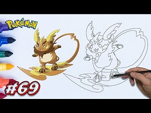 How To Draw Mega Alolan Raichu Y | Pokemon
