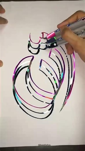 Easy Allah Arabic Calligraphy Tutorial🤍💞 art#shorts#yt#fy#islamic