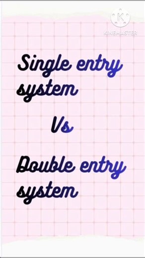 difference between single entry system and double entry system | malayalam explanation