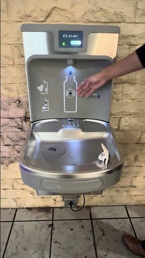 INSTALL NEW ELKAY DRINKING FOUNTAIN WITH BOTTLE FILLER AT WEBERSTOWN MALL - Stockton