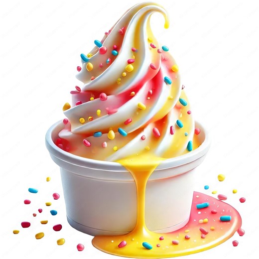 Sweet Ice Cream Clipart Bundle | Dessert Art Printables (digital Download) - Etsy