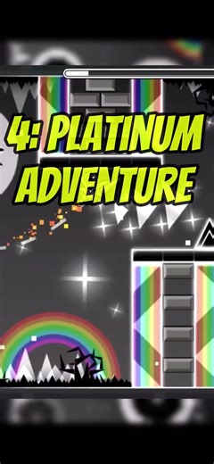 Top 5 easiest Demon Levels! #geometrydash #viral