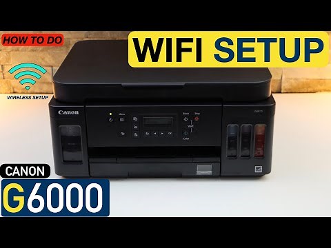Canon PIXMA G6000 WiFi Setup, Connect To Wireless Network & Add in iPhone For Wireless Scan & Print.