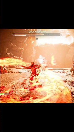 🔥😱The Real Ghost Of Sparta vs oluf nautson #godofwar #godofwargameplay #godofwarragnarok #kratos