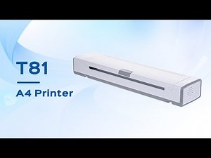 Xprinter T81, a latest and smart portable A4 thermal printer