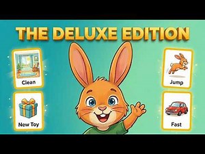 200+ FIRST WORDS IN ENGLISH FOR KIDS 🐰 The Ultimate Deluxe Collection | Lazy Rabbit