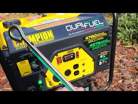 Grounding my Champion generator.