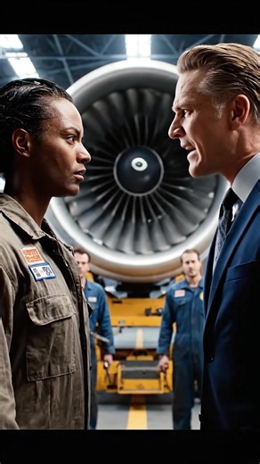 "If You Permit, I Will Fix It", No One Could Fix Billionaire's Jet Engine Until A Homeless Girl Did Inside the hanger at Lagos airport, a silent crowd of engineers circled a giant silver jet engine resting on a wheeled stand. Red tool cart stood open. A clock on the wall ticked too loudly. A billionaire in a navy blue suit checked the time again. Engineers wiped sweat. Security watched the doors. Then a clear voice cut through the noise. "If you permit, I will fix it." Heads snapped toward the o