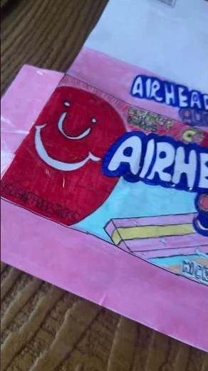 Airheads gum paper squishy!#papersquishy #craft #airheads
