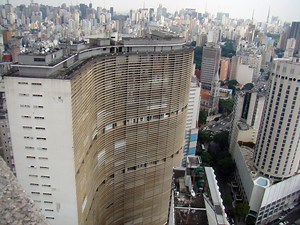 Copan Skyscraper in Sao Paulo, Brazil
