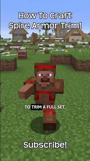 How To Craft Spire Armor Trim In Minecraft?!