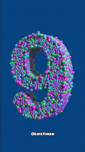 Bubble's Numbers Countdown | Fun 9 to 0 Timer with Voice #10seconds #countdown #timer #shorts