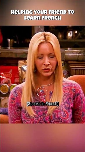 Joey's struggle to learn French #shorts #friends #joey