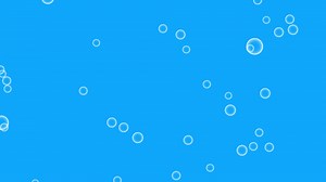 Download Slow rhythmic bubble animation, alpha channel transparent background for free