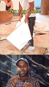 What a amazing zig zag Table। | Aanya the Angel